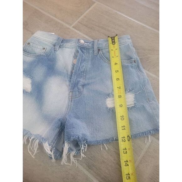 PacSun Jean Cut-Off Shorts Size 25 - Picture 3 of 6